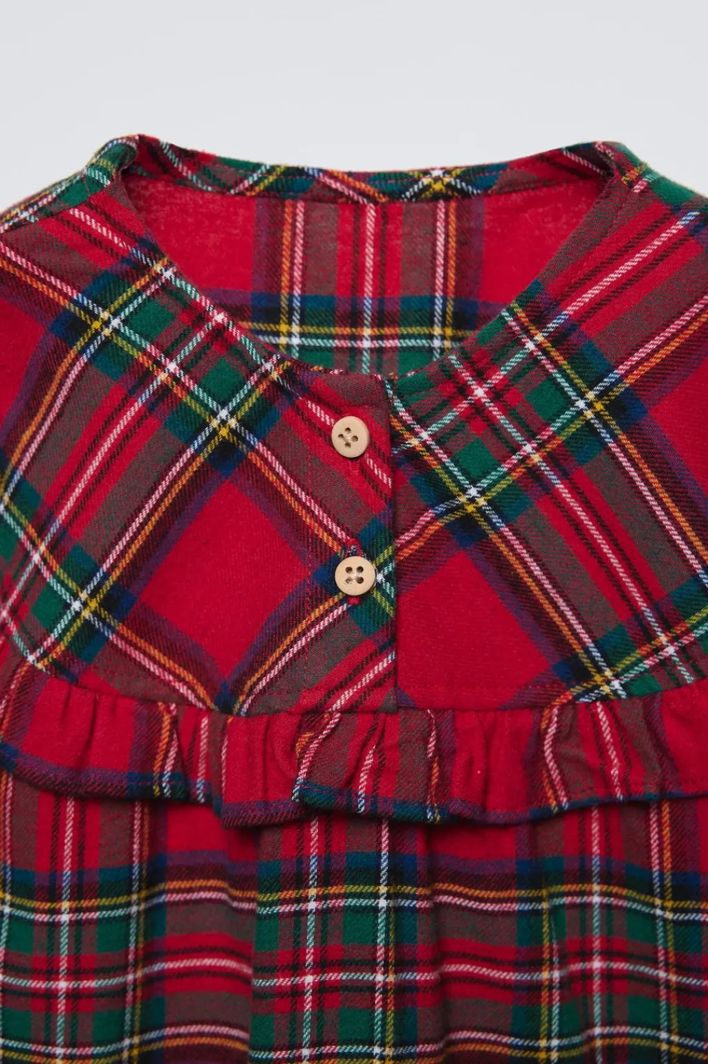 Niños ZARA 1½ - 6 Años·Pijamas<3-6 AÑOS/ CAMISÓN FRANELA CUADROS