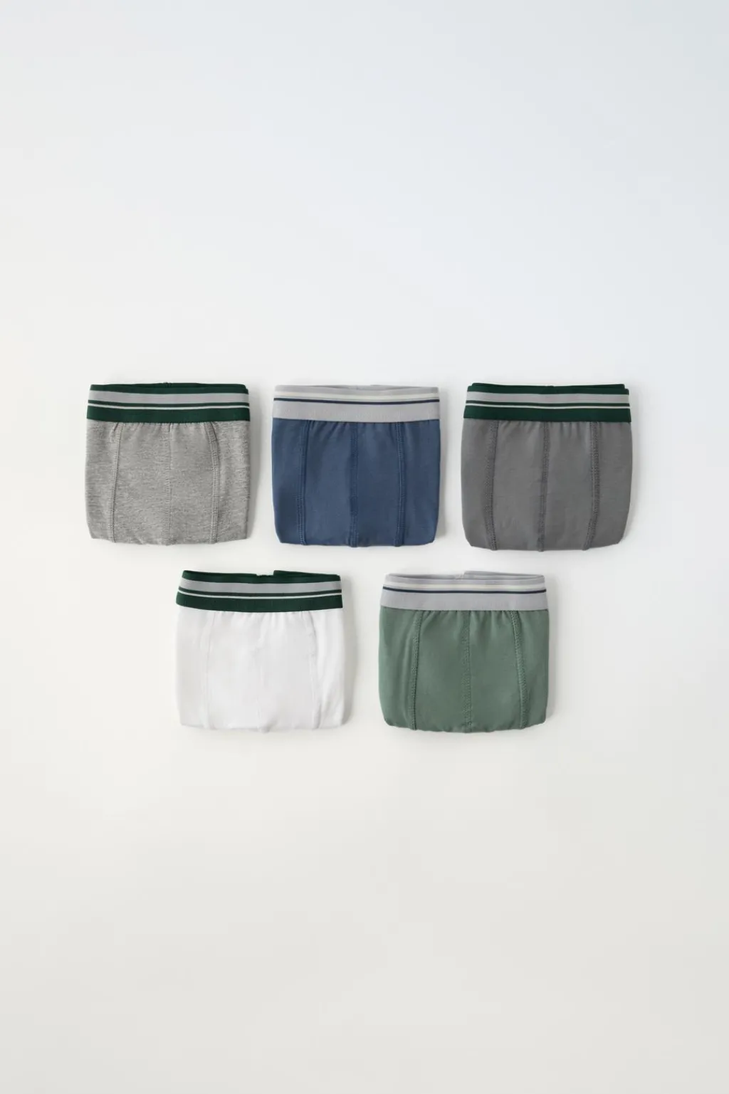 Niños ZARA 1½ - 6 Años·Ropa Interior / Calcetines|Accesorios / Zapatos / 0 - 14 Años<3-6 AÑOS/ PACK CINCO BÓXER RAYAS