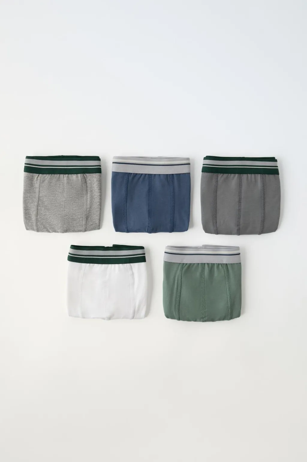 Niños ZARA 1½ - 6 Años·Ropa Interior / Calcetines|Accesorios / Zapatos / 0 - 14 Años<3-6 AÑOS/ PACK CINCO BÓXER RAYAS