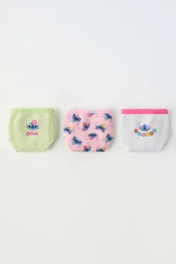 Niños ZARA 1½ - 6 Años·Licencias|1½ - 6 Años·Ropa Interior / Calcetines<2-6 AÑOS/ PACK TRES BRAGUITAS LILO & STITCH © DISNEY
