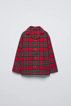 Niños ZARA 1½ - 6 Años·Pijamas|1½ - 6 Años·Pijamas<3-6 AÑOS/ PIJAMA CUADROS FRANELA