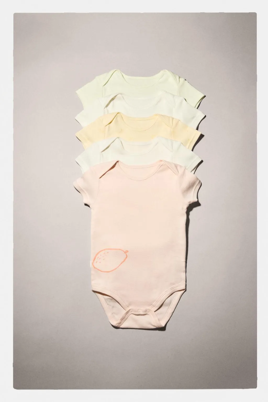 Niños ZARA 1½ - 6 Años·Ropa Interior / Calcetines|1½ - 6 Años·Ropa Interior / Calcetines<1 MESES - 3 AÑOS/ PACK CINCO BODIES FRUTITAS