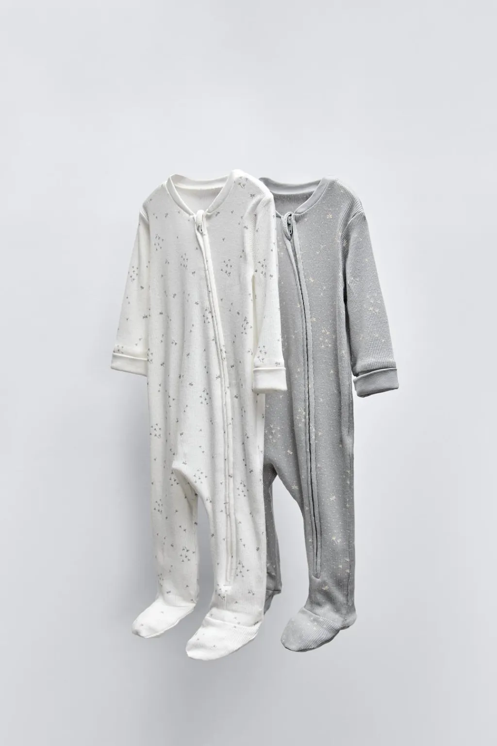 Niños ZARA 1½ - 6 Años·Pijamas|1½ - 6 Años·Pijamas<0-18 MESES/ PACK DOS PIJAMAS ENTEROS RIB ESTAMPADOS