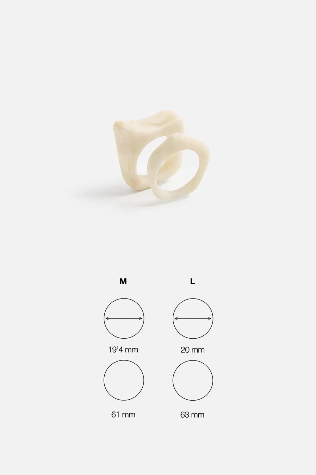 Online ANILLOS RESINA PACK 2 Hombre Accesorios