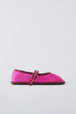 Niños ZARA 6 - 14 Años·Zapatos<BAILARINA FLÚOR
