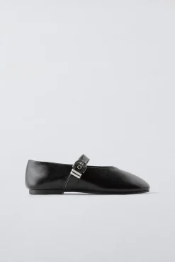 Niños ZARA 6 - 14 Años·Zapatos<BAILARINA HEBILLA