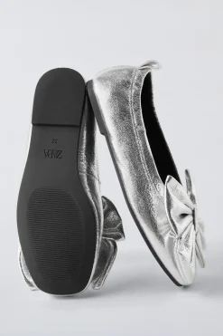 Niños ZARA 6 - 14 Años·Zapatos<BAILARINA MAXI LAZO