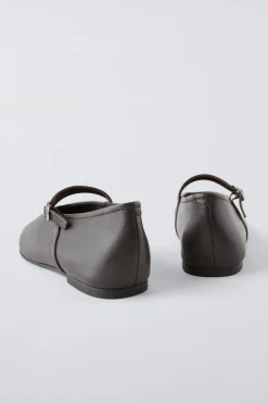 Niños ZARA 6 - 14 Años·Zapatos<BAILARINA PIEL
