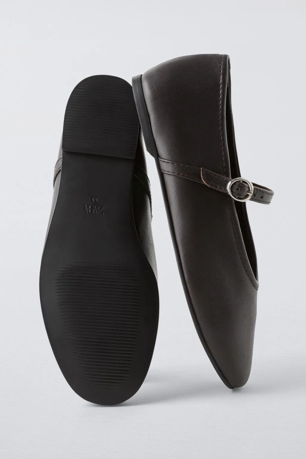 Niños ZARA 6 - 14 Años·Zapatos<BAILARINA PIEL