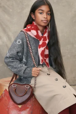 Niños ZARA 6 - 14 Años·Bolsos / Mochilas<BANDOLERA CORAZÓN PIEL PERLAS LIMITED EDITION