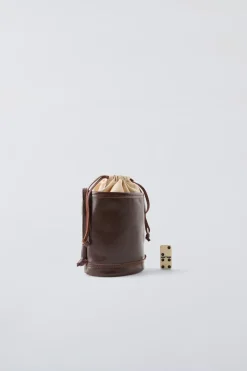 Niños ZARA 6 - 14 Años·Bolsos / Mochilas<BANDOLERA CUBO PIEL