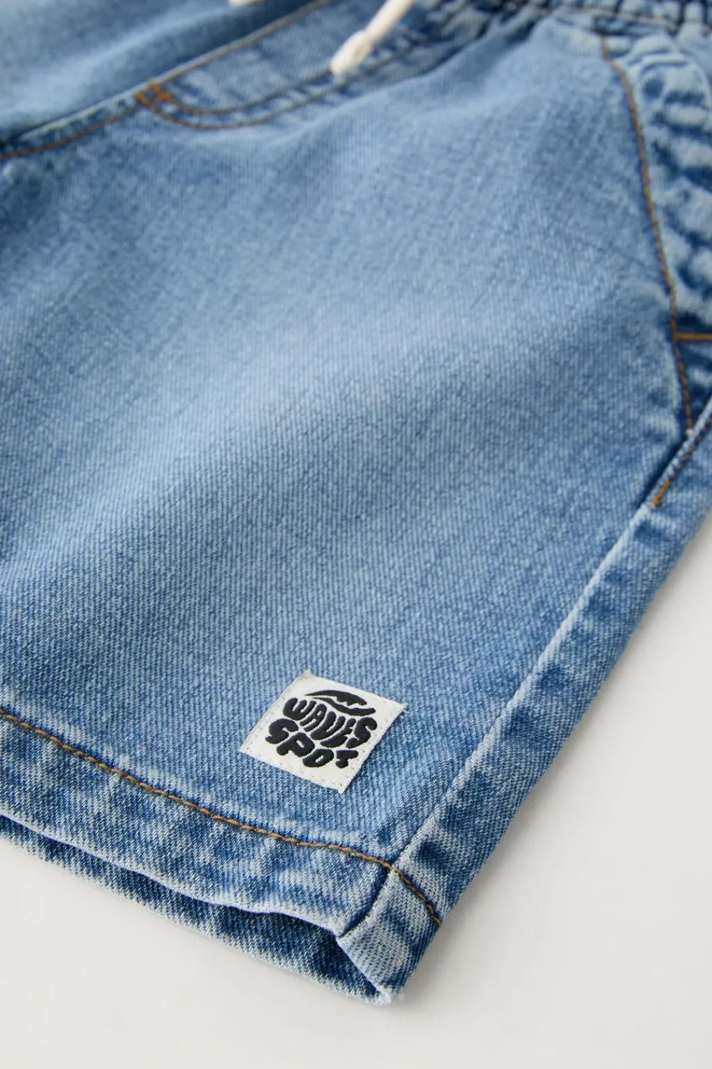Niños ZARA 6 - 14 Años·Jeans<BERMUDA DENIM CORDÓN ETIQUETA