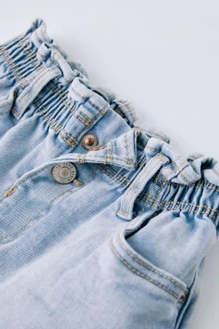 Niños ZARA 1½ - 6 Años·Jeans / Denim|1½ - 6 Años·Faldas / Bermudas<BERMUDA DENIM PAPERBAG