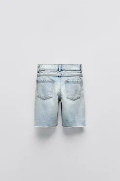 Niños ZARA 6 - 14 Años·Jeans<BERMUDA DENIM ROTOS