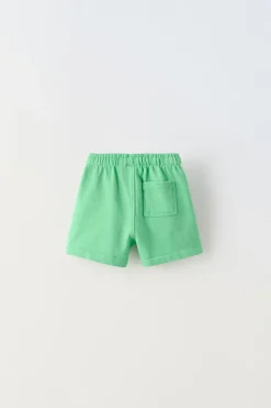 Niños ZARA 1½ - 6 Años·Pantalones / Leggings|1½ - 6 Años·Deporte / Chándal<BERMUDA FELPA ETIQUETA