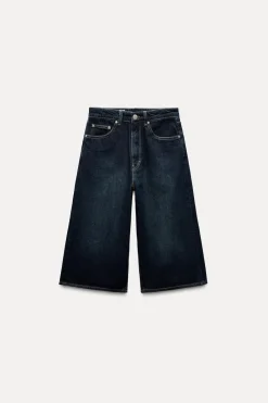 Clearance BERMUDA JORTS DENIM TRF BAGGY TIRO MEDIO Mujer Faldas / Shorts