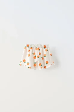 Niños ZARA 6 - 18 Meses·Conjuntos|6 - 18 Meses·Braguitas / Bermudas<BERMUDA MANDARINAS