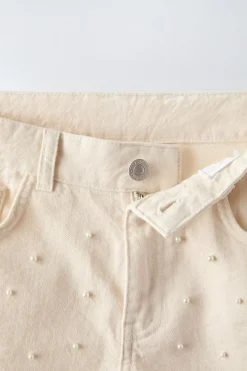 Niños ZARA 6 - 14 Años·Faldas / Bermudas<BERMUDA PERLAS