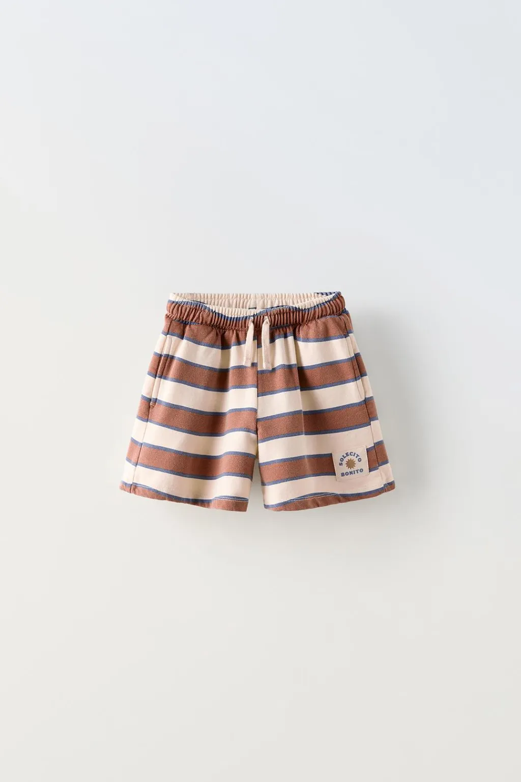 Niños ZARA 1½ - 6 Años·Faldas / Bermudas|1½ - 6 Años·Pantalones / Leggings<BERMUDA RAYAS ETIQUETA
