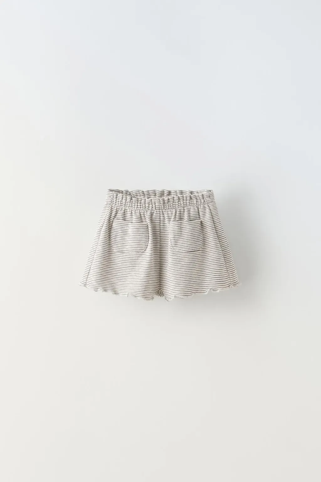 Niños ZARA 6 - 18 Meses·Conjuntos|6 - 18 Meses·Braguitas / Bermudas<BERMUDA RAYAS RIZO