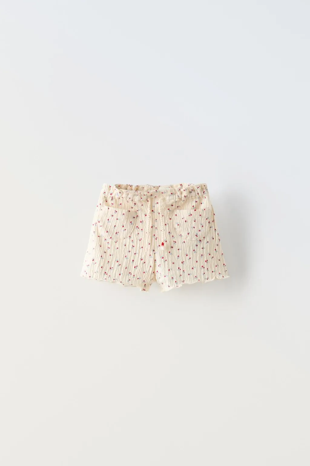 Niños ZARA 6 - 18 Meses·Conjuntos|6 - 18 Meses·Braguitas / Bermudas<BERMUDA TEXTURA FLORES