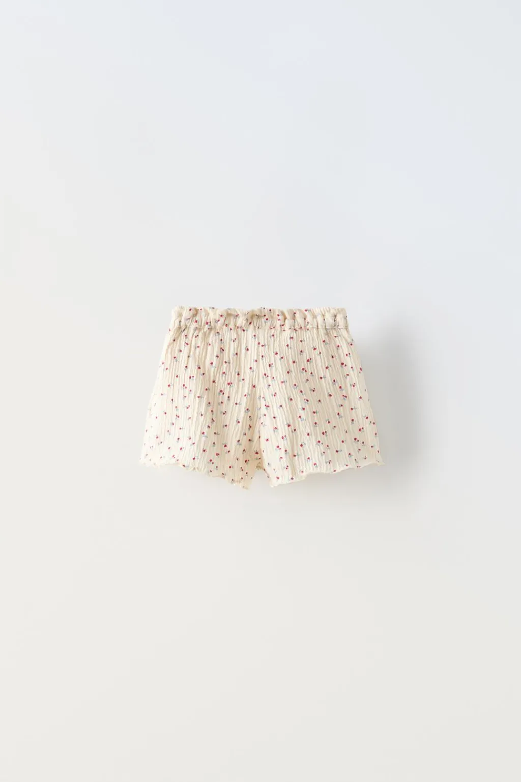 Niños ZARA 6 - 18 Meses·Conjuntos|6 - 18 Meses·Braguitas / Bermudas<BERMUDA TEXTURA FLORES