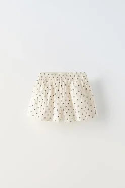 Niños ZARA 1½ - 6 Años·Faldas / Bermudas|1½ - 6 Años·Total Look<BERMUDA TEXTURA TOPOS