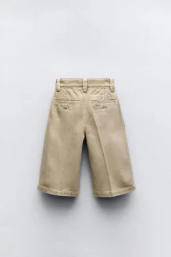 Niños ZARA 6 - 14 Años·Pantalones<BERMUDA WIDE LEG