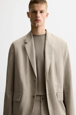 Hot BLAZER FLUIDA TRAJE Hombre Blazers