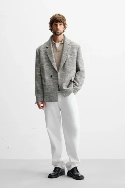 Online BLAZER CRUZADA ESTRUCTURA Hombre Blazers