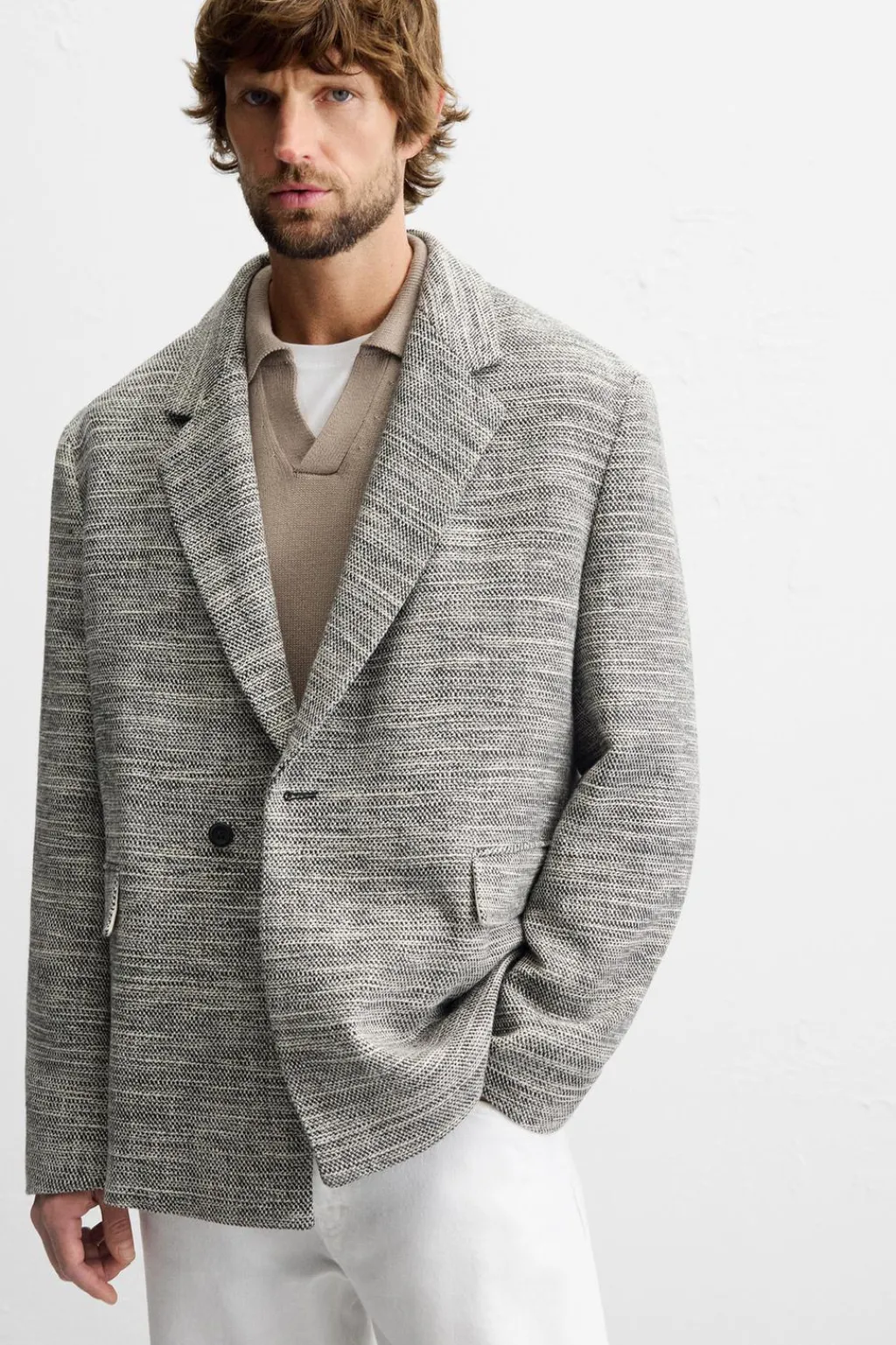 Online BLAZER CRUZADA ESTRUCTURA Hombre Blazers