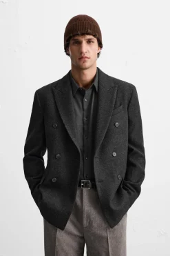 Best BLAZER CRUZADA LANA Hombre Blazers