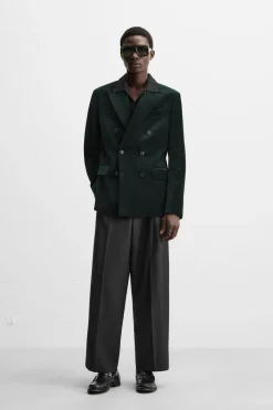 Discount BLAZER CRUZADA TERCIOPELO Hombre Blazers