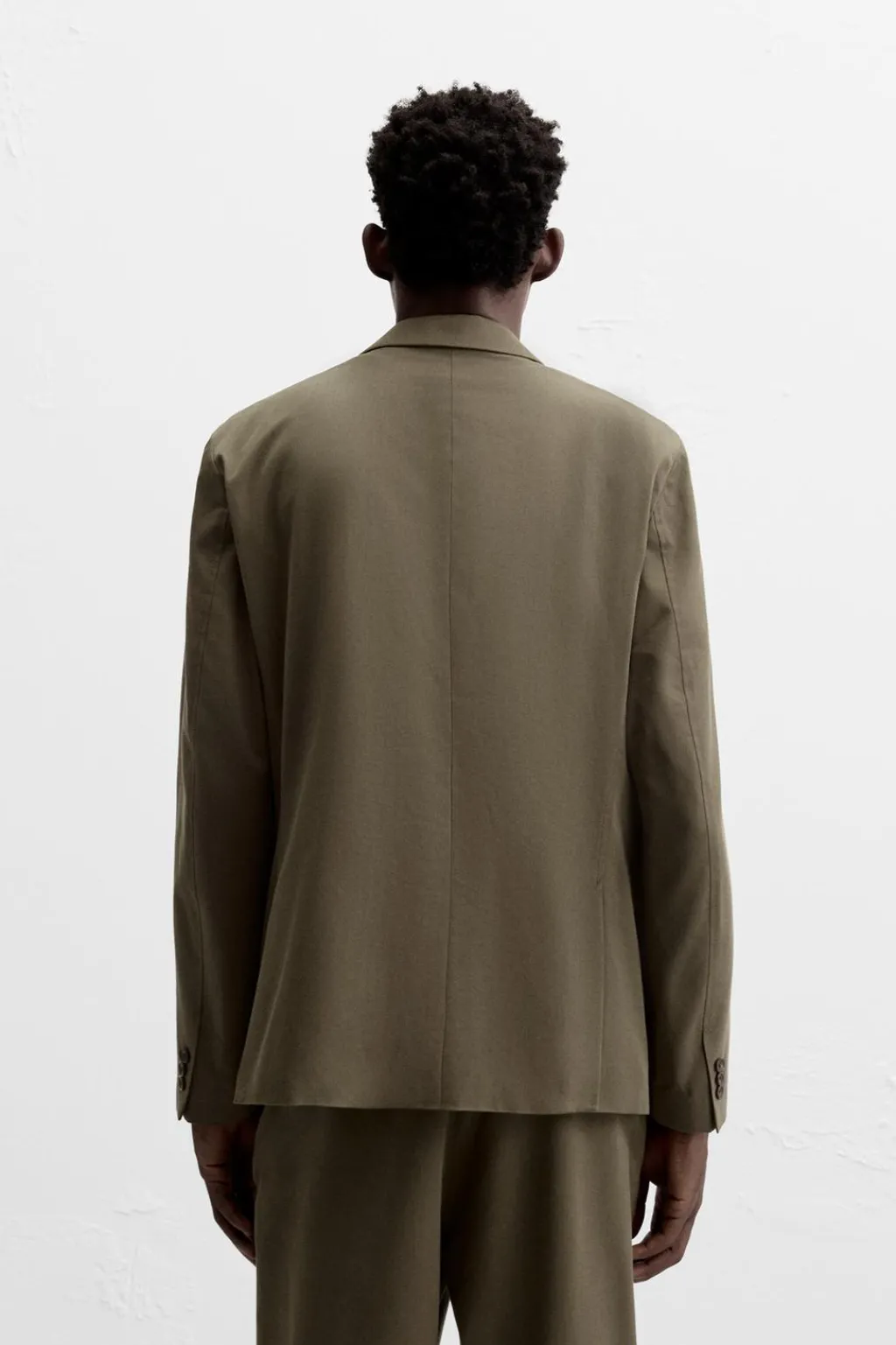 Clearance BLAZER CRUZADA TRAJE ALGODÓN - LYOCELL Hombre Blazers
