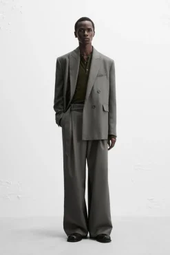 Discount BLAZER CRUZADA TRAJE X NANUSHKA Hombre Blazers