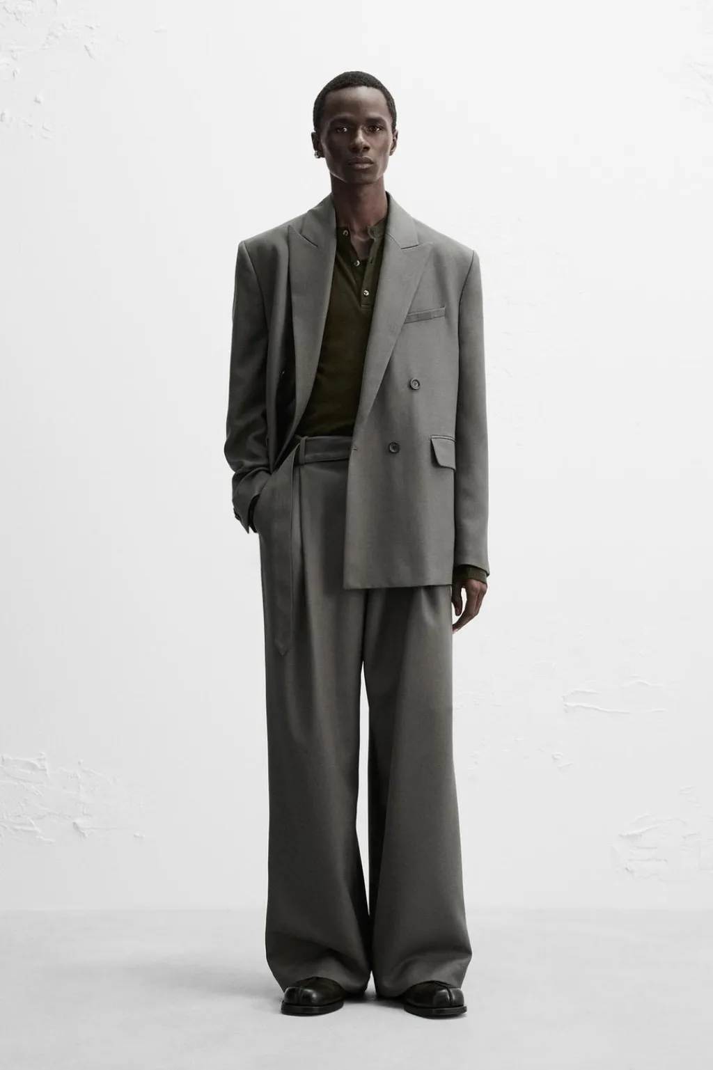 Discount BLAZER CRUZADA TRAJE X NANUSHKA Hombre Blazers