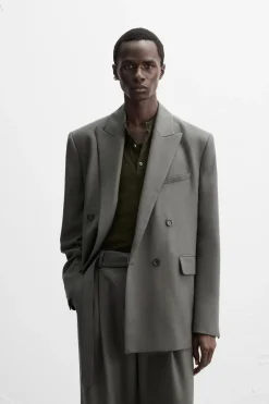 Discount BLAZER CRUZADA TRAJE X NANUSHKA Hombre Blazers