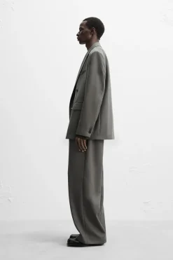 Discount BLAZER CRUZADA TRAJE X NANUSHKA Hombre Blazers