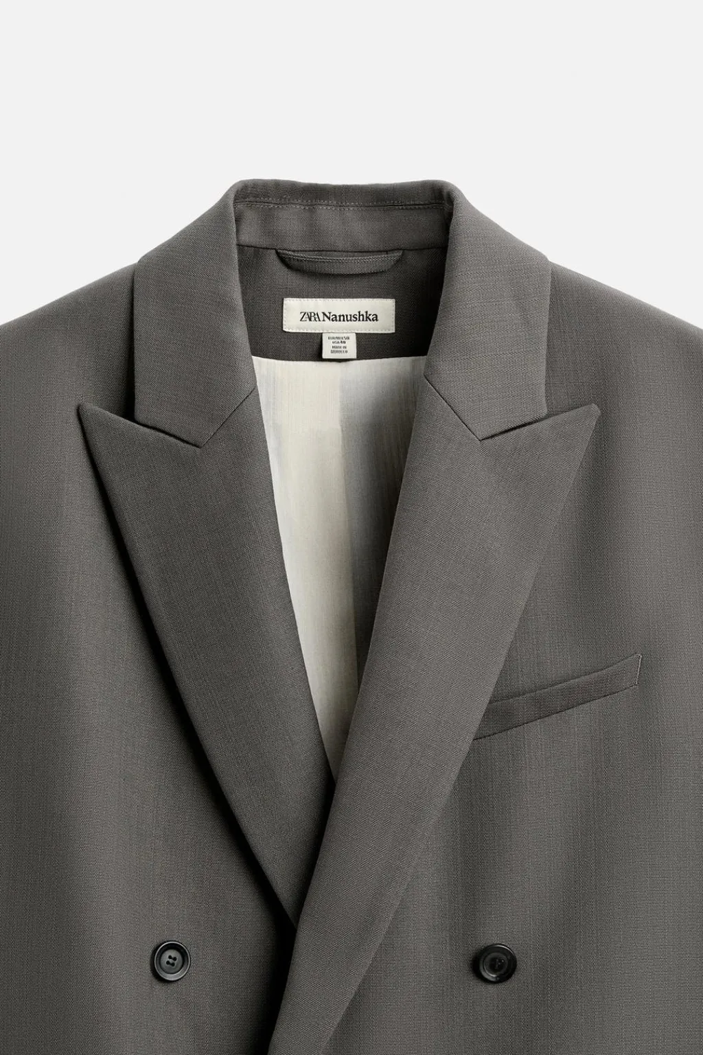 Discount BLAZER CRUZADA TRAJE X NANUSHKA Hombre Blazers