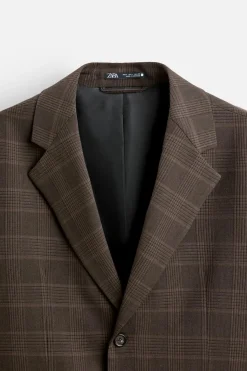Outlet BLAZER OVERSIZED CUADROS Hombre Blazers