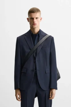 Best BLAZER TRAJE 100% LANA Hombre Blazers