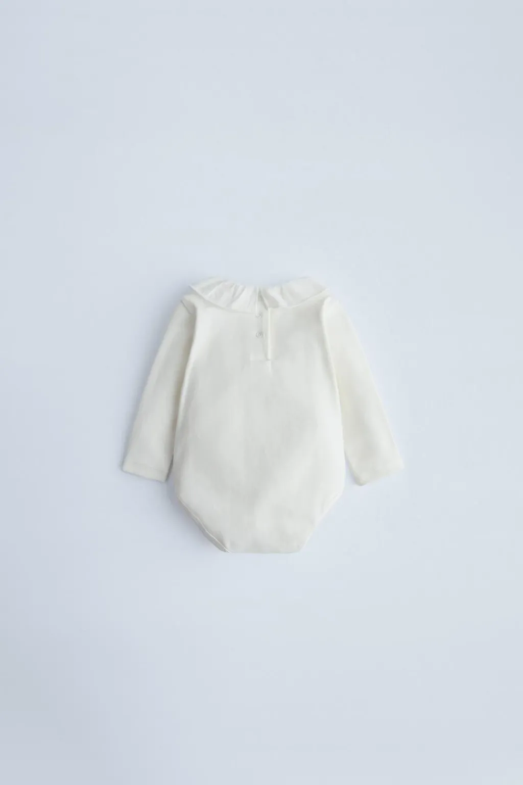 Niños ZARA 0 - 6 Meses·Bodies / Camisas|0 - 6 Meses·Camisetas<BODY COMBINADO VOLANTE