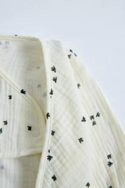 Niños ZARA 0 - 6 Meses·Bodies / Camisas|0 - 6 Meses·Básicos<BODY CRUZADO BAMBULA PAJARITOS
