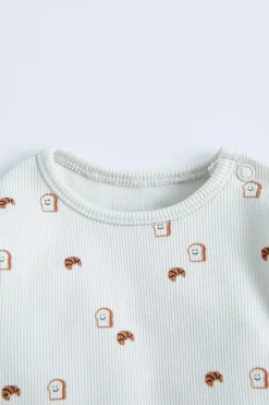 Niños ZARA 0 - 6 Meses·Bodies / Camisas|0 - 6 Meses·Ropa Interior / Pijamas<BODY ESTAMPADO