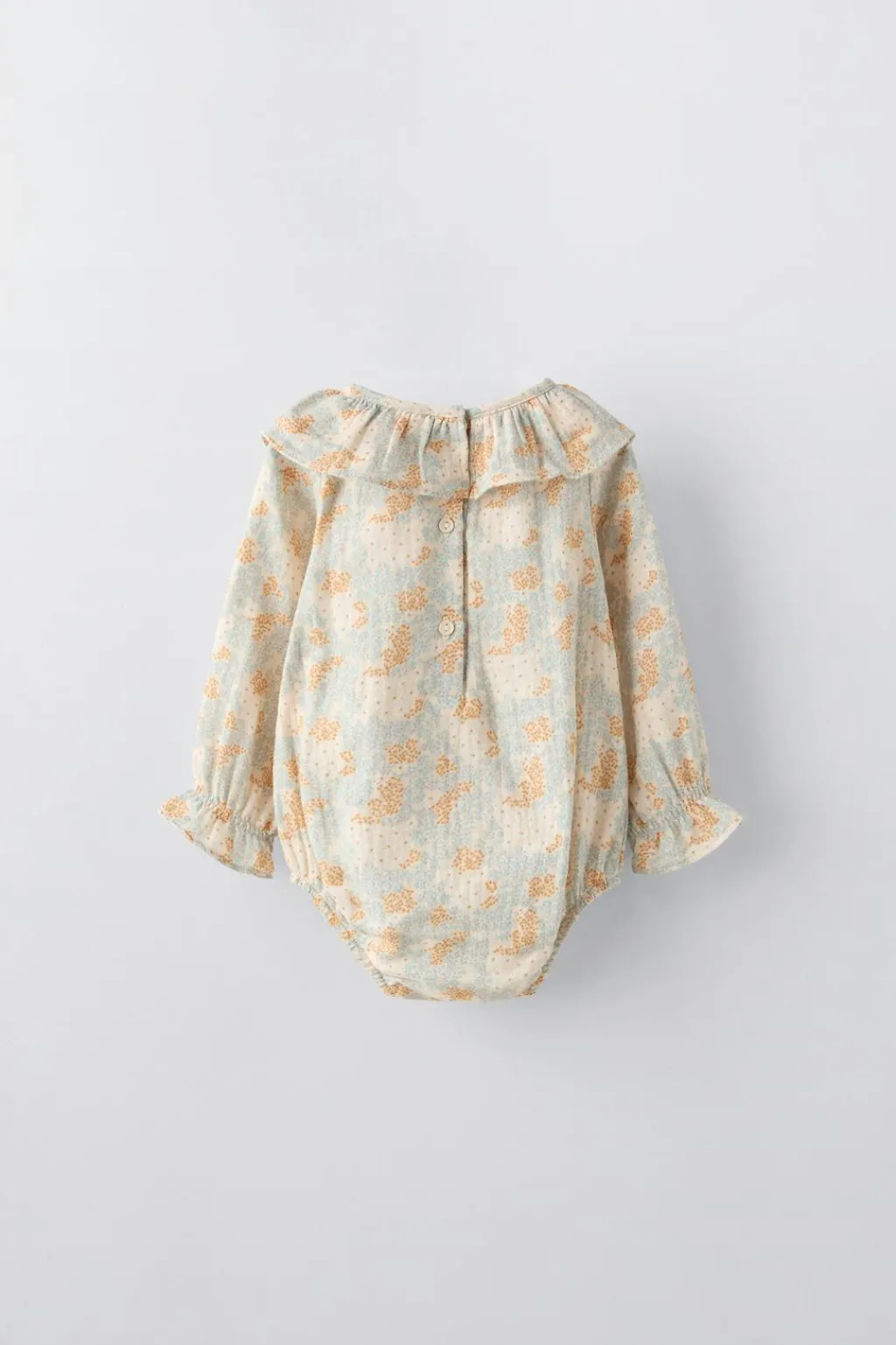 Niños ZARA 0 - 6 Meses·Bodies / Camisas|6 - 18 Meses·Conjuntos<BODY FLORES