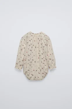 Niños ZARA 0 - 6 Meses·Bodies / Camisas|6 - 18 Meses·Bodies<BODY FLORES