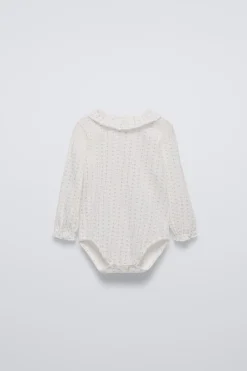 Niños ZARA 0 - 6 Meses·Bodies / Camisas|0 - 6 Meses·Básicos<BODY TEXTURA ESTAMPADO