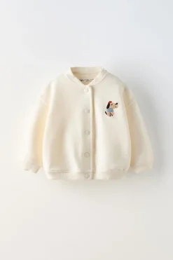Niños ZARA 0 - 6 Meses·Sacos / Buzos|6 - 18 Meses·Abrigos / Buzos<BOMBER BORDADO PERRO