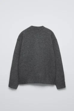 Niños ZARA 6 - 14 Años·Punto<BOMBER CREMALLERA PUNTO CON LANA