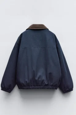 Niños ZARA 6 - 14 Años·Abrigos<BOMBER CUELLO CONTRASTE